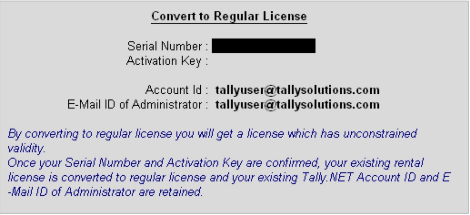 Tally Erp 9 Serial Number And Activation Code Free Download